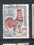 Sellos de Europa - Francia -  1965 The Gallic Cock