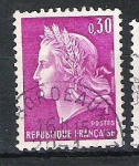 Sellos de Europa - Francia -  1967 New Marianne Type