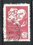 Sellos de Europa - Rusia -  Lenin y Marx