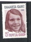 Sellos de Europa - Rusia -  C.C.C.P. Samantha Smith