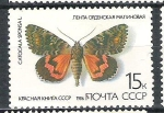 Sellos de Europa - Rusia -  C.C.C.P. Mariposas Nº4