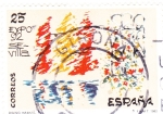 Stamps Spain -  Expo-92 Sevilla-diseño infantil (26)