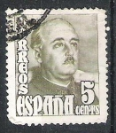 Sellos de Europa - Espaa -  1948 Serie básica. General Franco.