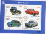 Sellos de Europa - Espa�a -  4725-Coches de Época.Citrén c-11 ,Renaut Dauphine, Seat 600 y Simca 1000.