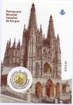 Stamps Spain -  4709-Patrimonio Mundial. Catedral de Burgos, moneda conmemorativa de 2 €.