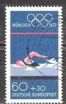 Stamps Germany -  Juegos Olímpicos de 1972 en Munich.