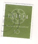 Sellos de Europa - Alemania -  1959 Europa. Cadena cerrada.