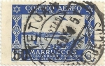 Stamps Spain -  MARRUECOS ESPAÑOL. TIPO DE 1938 SOBRECARGADO. VISTA DE LARACHE. YVERT ES-MA PA90