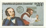 Sellos de Africa - Guinea Ecuatorial -  CENTENARIO DE LA MUERTE DE SIR ROWLAND HILL. VALOR FACIAL 200 Ek. YVERT GQ 160H