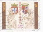 Stamps Portugal -  700 años tratado de Alcanises