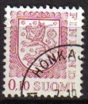 Stamps Europe - Finland -  FINLANDIA SUOMI FINLAND 1978 Scott 555 Sello Serie Basica Heraldica Michel  824