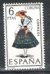 Sellos de Europa - Espa�a -  1968 Trajes típicos regionales. nº 15