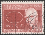 Stamps Denmark -  Niels Bohr