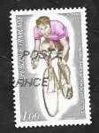 Stamps France -  1724 - Mundial de ciclismo