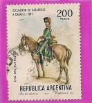 Stamps Argentina -  Dia del Ejercito