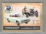 Sellos de Asia - Emiratos �rabes Unidos -  1972 Automóviles antiguos y modernos (AJMAN)