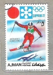 Sellos de Asia - Emiratos rabes Unidos -  1971 Winter Olympic Games - Sapporo, Japan 1972 (Ajman)