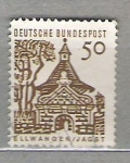 Sellos de Europa - Alemania -  1964 Serie básica. Edificios del siglo XII. C.