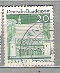 Sellos de Europa - Alemania -  1966 -1969 Serie básica. Edificios del siglo XII. C.