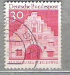 Sellos de Europa - Alemania -  1966 -1969 Serie básica. Edificios del siglo XII. C.