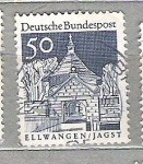 Sellos de Europa - Alemania -  1966 -1969 Serie básica. Edificios del siglo XII. C.