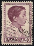 Stamps Greece -  El príncipe heredero Constantino