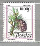 Sellos de Europa - Polonia -  1993 Conifer Cones**