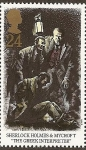 Stamps United Kingdom -  Literatura - Sherlock Holmes y Mycroft - El interprete griego