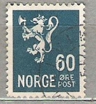 Sellos del Mundo : Europe : Norway : 1926 New lion - type No line between ØRE and POST