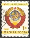 Stamps Hungary -  50 años de la Union Sovietica