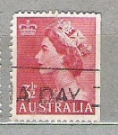 Sellos de Oceania - Australia -  1953 Isabel II