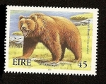 Stamps Europe - Ireland -  Animales extinguidos de Irlanda - Oso marrón