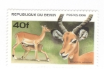 Sellos del Mundo : Africa : Benin : Impala sudafricano