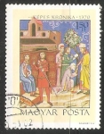 Stamps Hungary -  Lucha entre Salomón y Géza