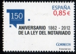 Stamps Spain -  4724- 150º aniversario de la Ley del Notariado.