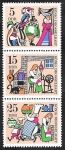 Stamps Germany -  1020-1022-1024 - Leyenda del Rey Drosselbart 