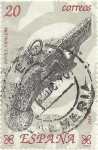 Stamps : Europe : Spain :  ARTESANIA ESPAÑOLA. HIERRO. PISTOLA DEL SIGLO XVIII, RIPOLL. EDIFIL 3063