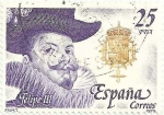 Stamps : Europe : Spain :  REYES DE ESPAÑA, CASA DE ÁUSTRIA. FELIPE III (1578-1621). EDIFIL 2554