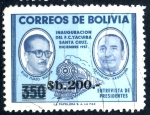 Sellos de America - Bolivia -  BOLIVIA_SCOTT 699.01 ENTREVISTA DE PRESIDENTES SUAZO & ARAMBURU. $0.25