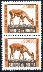 Sellos de America - Bolivia -  BOLIVIA_SCOTT 715.03_04 VICUÑA, FAUNA EN PELIGRO. $1.00