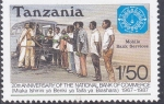 Sellos de Africa - Tanzania -  20 ANIV.DEL BANCO NACIONAL DEL COMERCIO