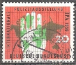 Stamps Germany -  Exposición Internacional de la Policía, Essen.