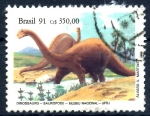 Sellos de America - Brasil -  BRASIL_SCOTT 2319 DINOSAURIO SAUROPODO. $1.50