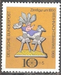 Stamps Germany -  Navidad-Estatuilla de estaño(Niño Jesús en cuna).