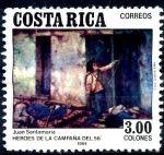 Sellos de America - Costa Rica -  COSTA RICA_SCOTT 295 MUERTE DE JUAN SANTAMARIA. $0,20