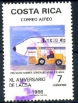 Sellos del Mundo : America : Costa_Rica : COSTA RICA_SCOTT C913.02 40º AEROLINEA LACSA. $0.30