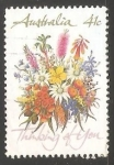 Stamps Australia -  Flores silvestres