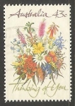 Stamps Australia -  Flores silvestres