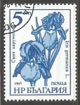 Sellos del Mundo : Europe : Bulgaria : Iris germanica