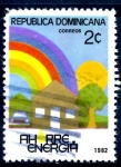 Sellos de America - Rep Dominicana -  REP DOMINICANA_SCOTT 859 AHORRE ENERGIA. $0,20